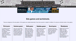 Desktop Screenshot of edu-games.org